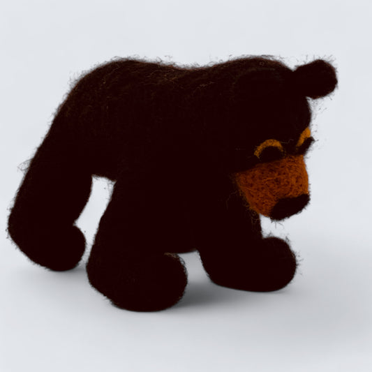 Bear Felted Animal - Beth Rosenberg