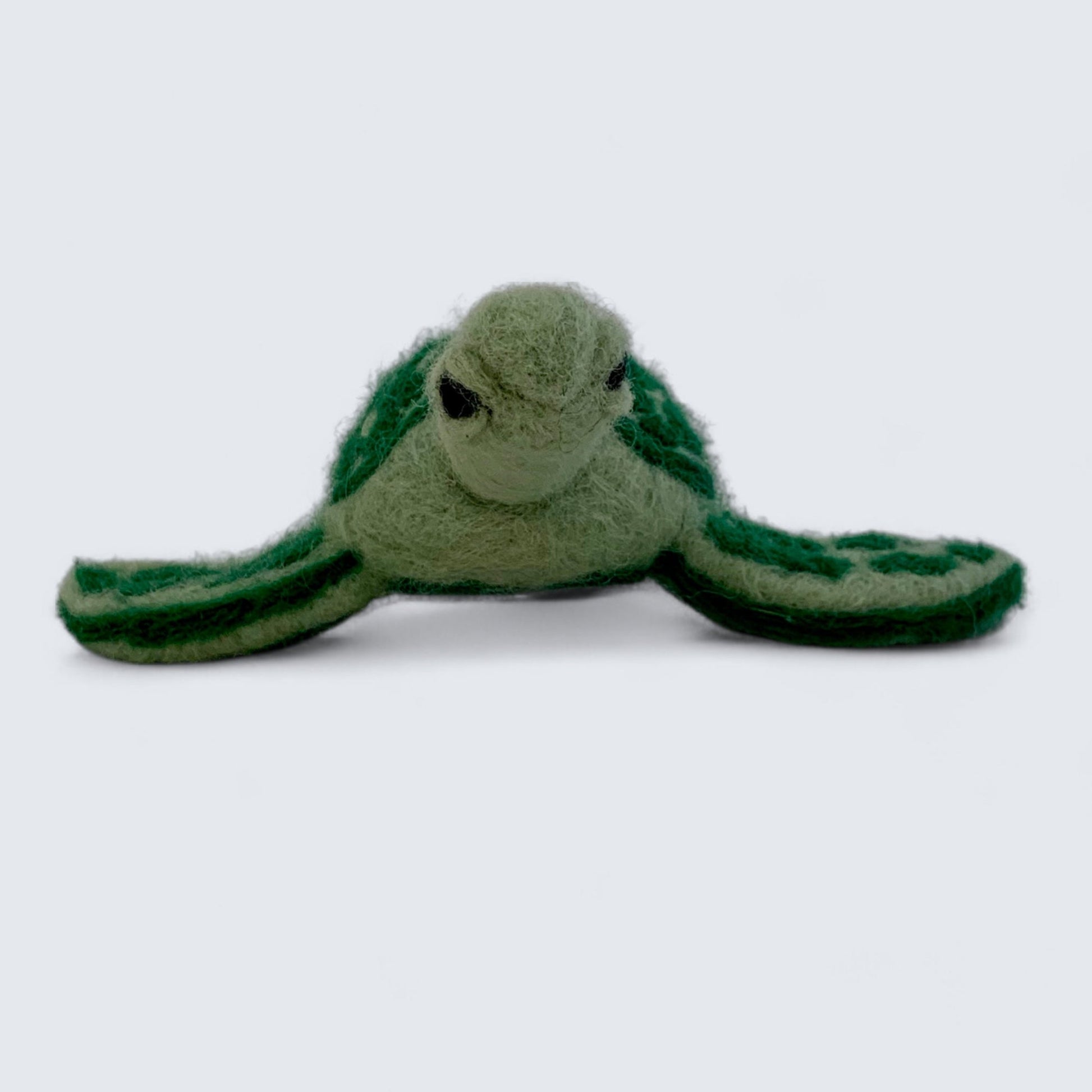 Felted Sea Turtle - Beth Rosenberg - Side View