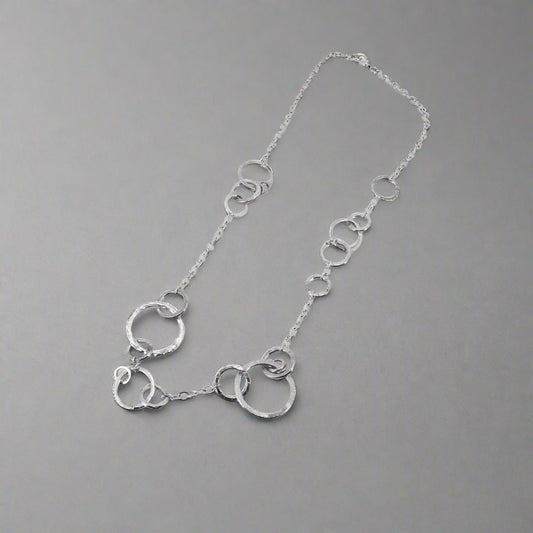 Sterling Silver Geometric Necklace - Jeanine Erickson