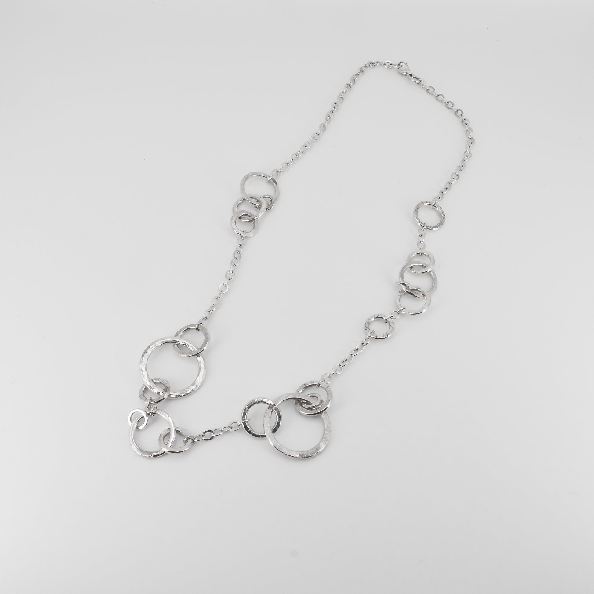 Sterling Silver Geometric Necklace - Jeanine Erickson