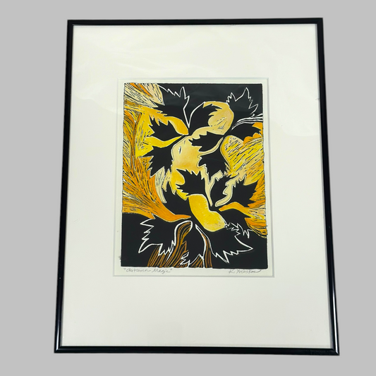 Autumn Magic Hand Colored Print - Katherine Yvinskas