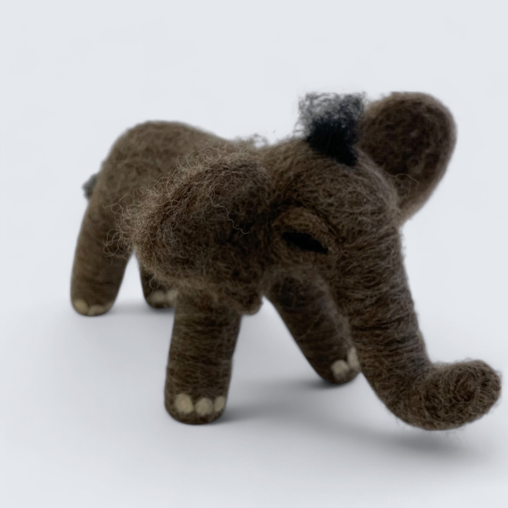 Felted Elephant - Beth Rosenberg - Side View
