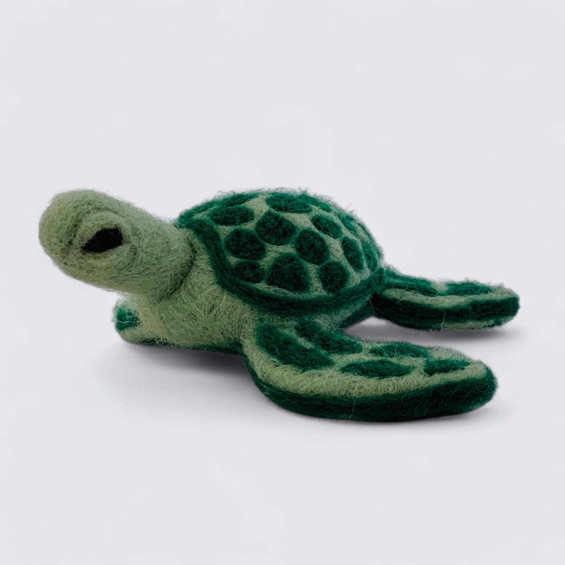 Felted Sea Turtle - Beth Rosenberg - Side View