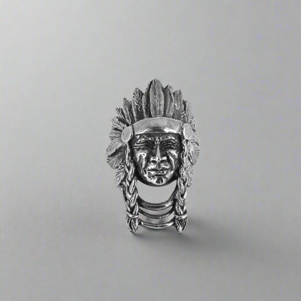 Indian Head Ring in Sterling Silver - Jane Voorhees