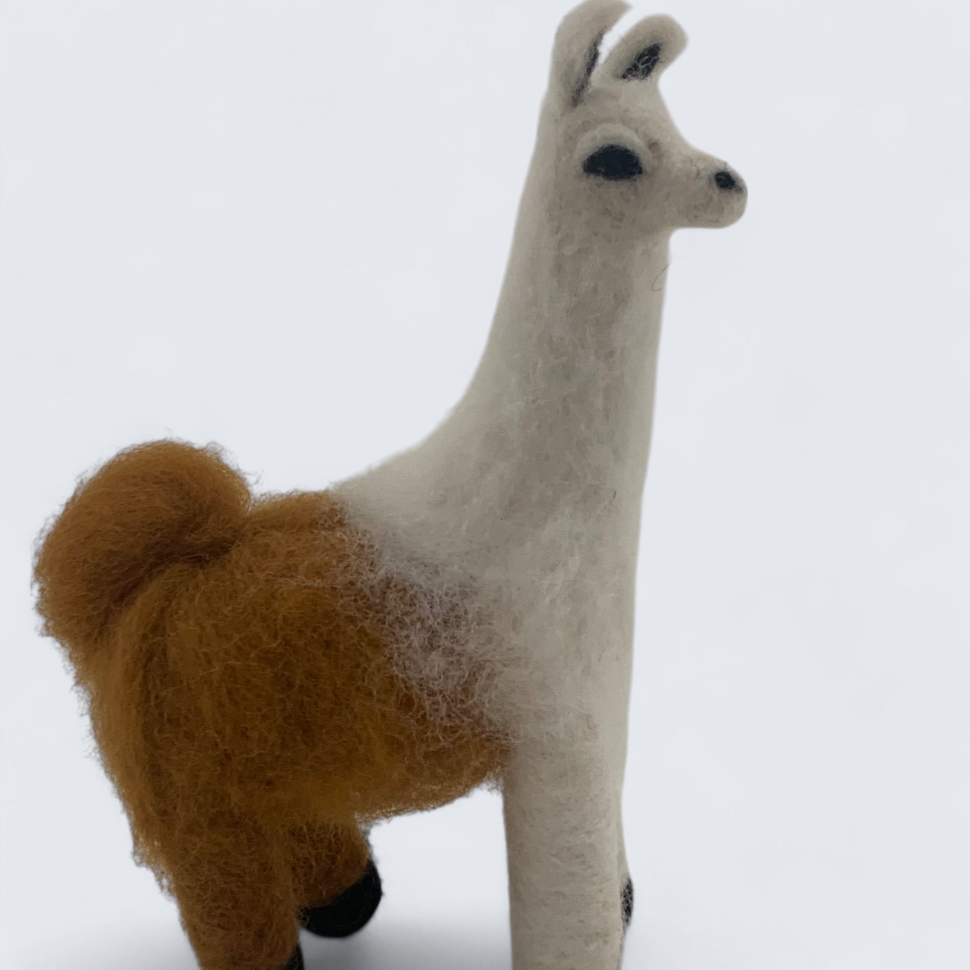 Llama Felted Animal - Beth Rosenberg - Side View