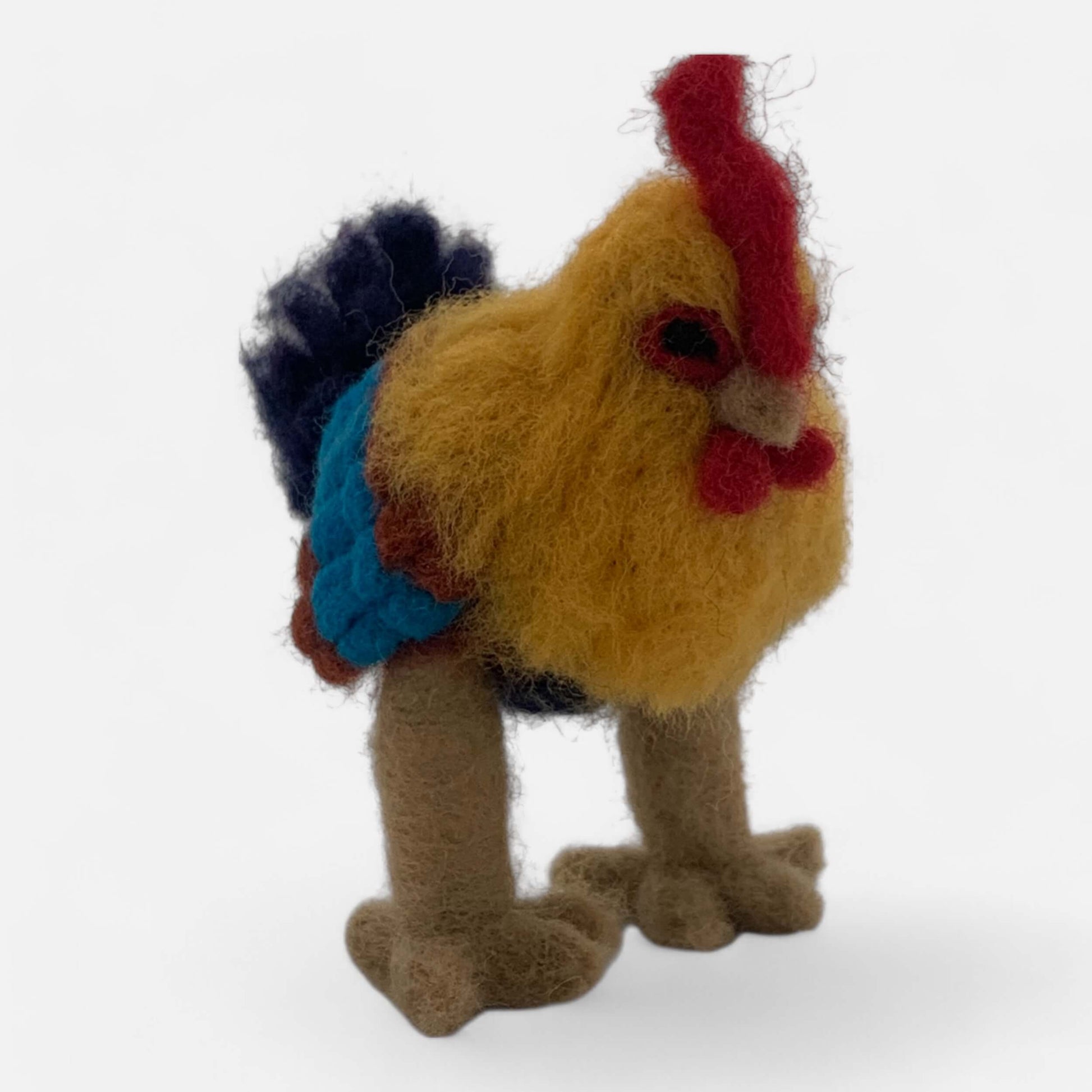 Needle felted rooster - Beth Rosenberg