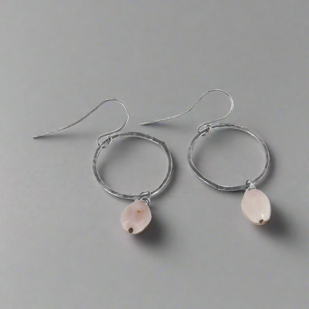 Pink Opal Earrings - Brooke VanDerzee