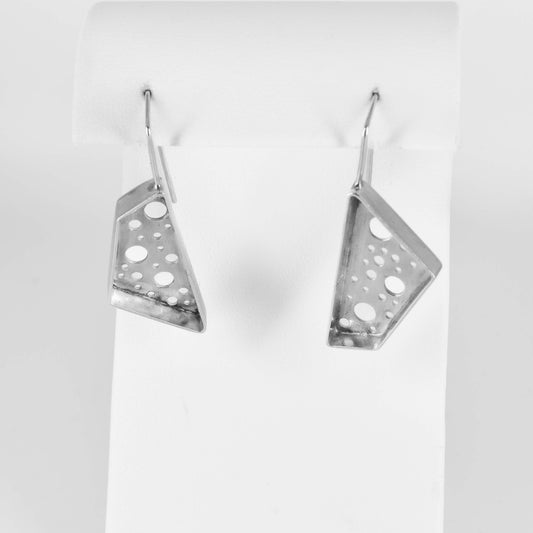 Sterling Silver Geometric Earrings - Jeanine Erickson