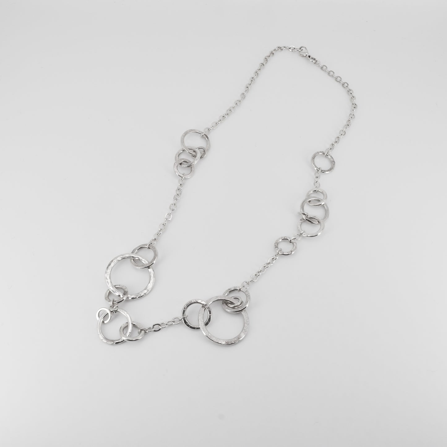 Sterling Silver Geometric Necklace - Jeanine Erickson