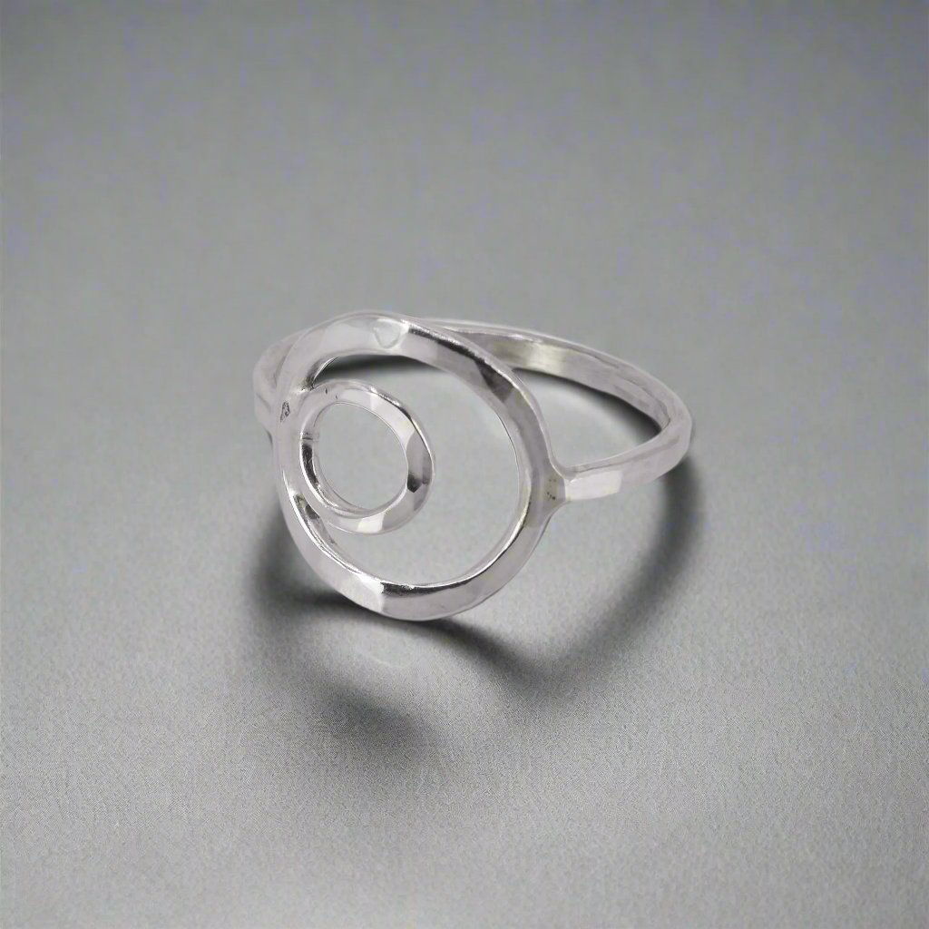 Sterling Silver Nested Circle Ring - Jeanine Erickson