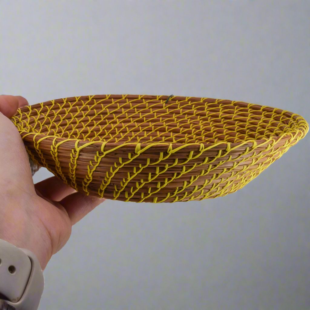 profile of a pine needle basket